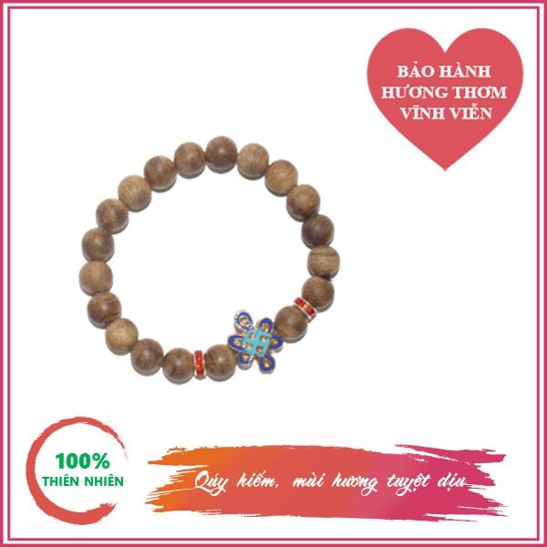 vòng tay trầm hương nữ 8li